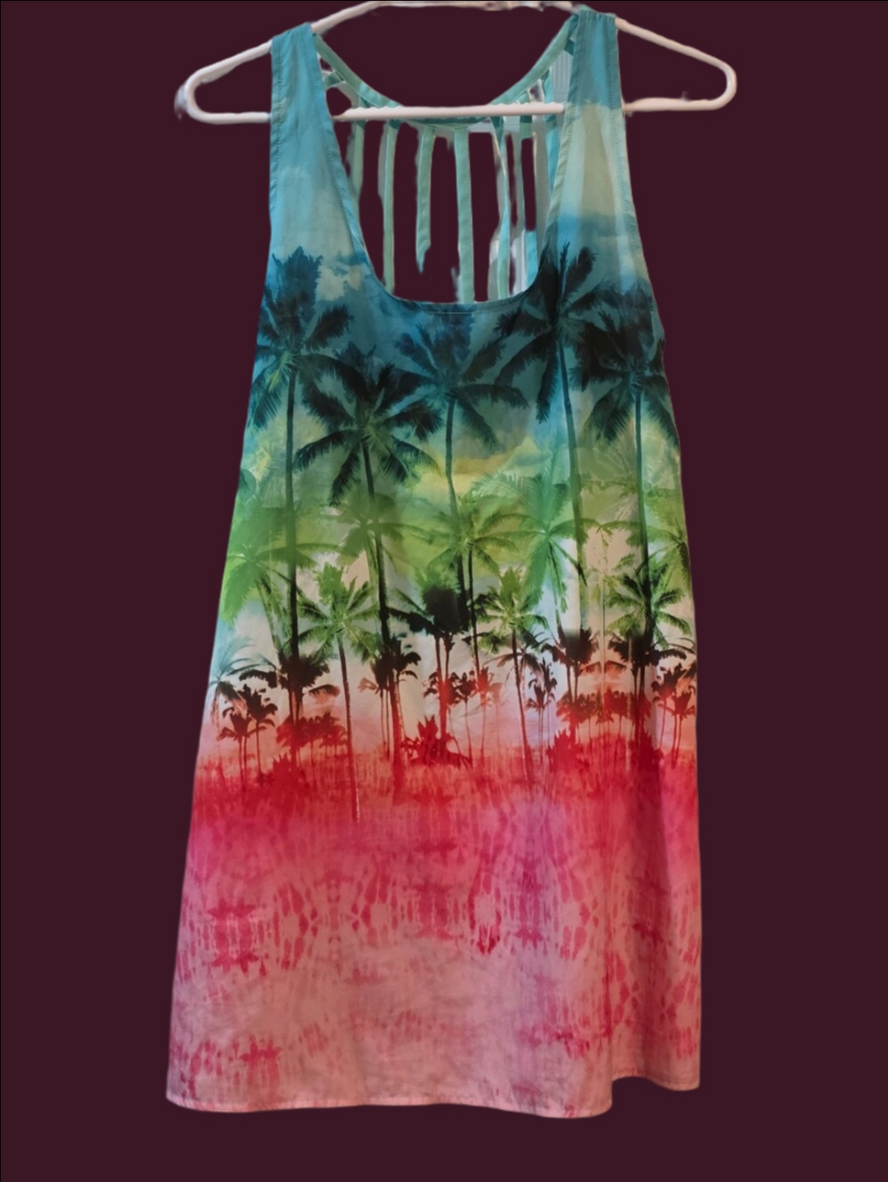 4/$25 Deal! OP Palm Tree Strappy Tank Top
